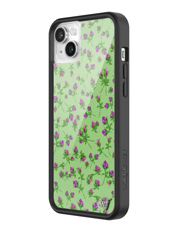 Posie Rosie Purple Floral iPhone Case with Protective Bumper - Image 20
