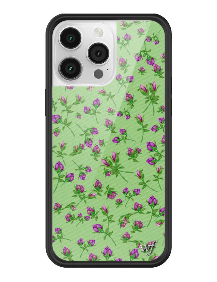 Posie Rosie Purple Floral iPhone Case with Protective Bumper - Image 17