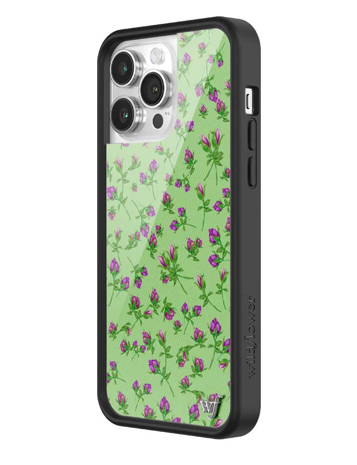 Posie Rosie Purple Floral iPhone Case with Protective Bumper - Image 18