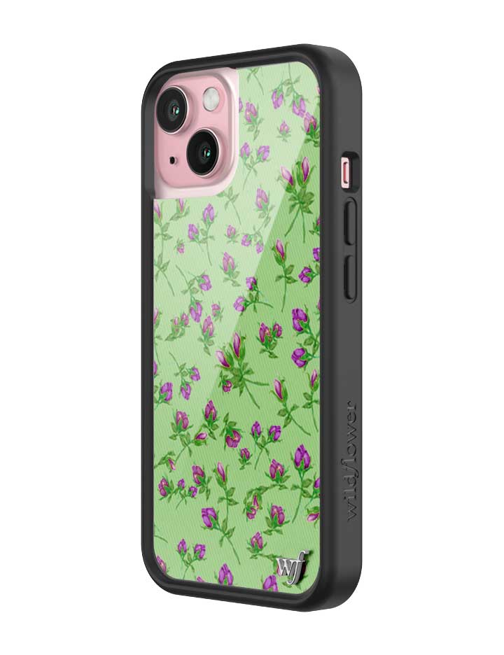 Posie Rosie Purple Floral iPhone Case with Protective Bumper - Image 16