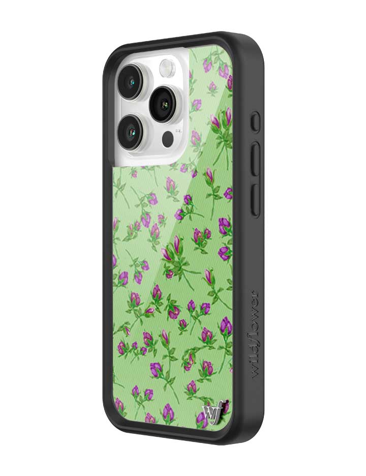 Posie Rosie Purple Floral iPhone Case with Protective Bumper - Image 14
