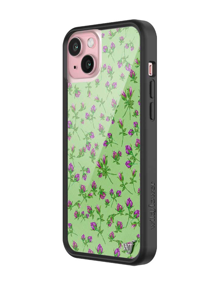 Posie Rosie Purple Floral iPhone Case with Protective Bumper - Image 12