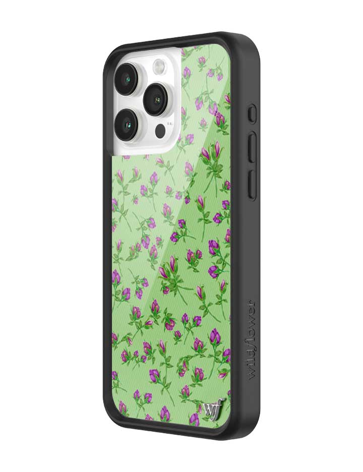 Posie Rosie Purple Floral iPhone Case with Protective Bumper - Image 10