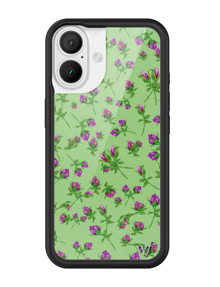 Posie Rosie Purple Floral iPhone Case with Protective Bumper - Image 7