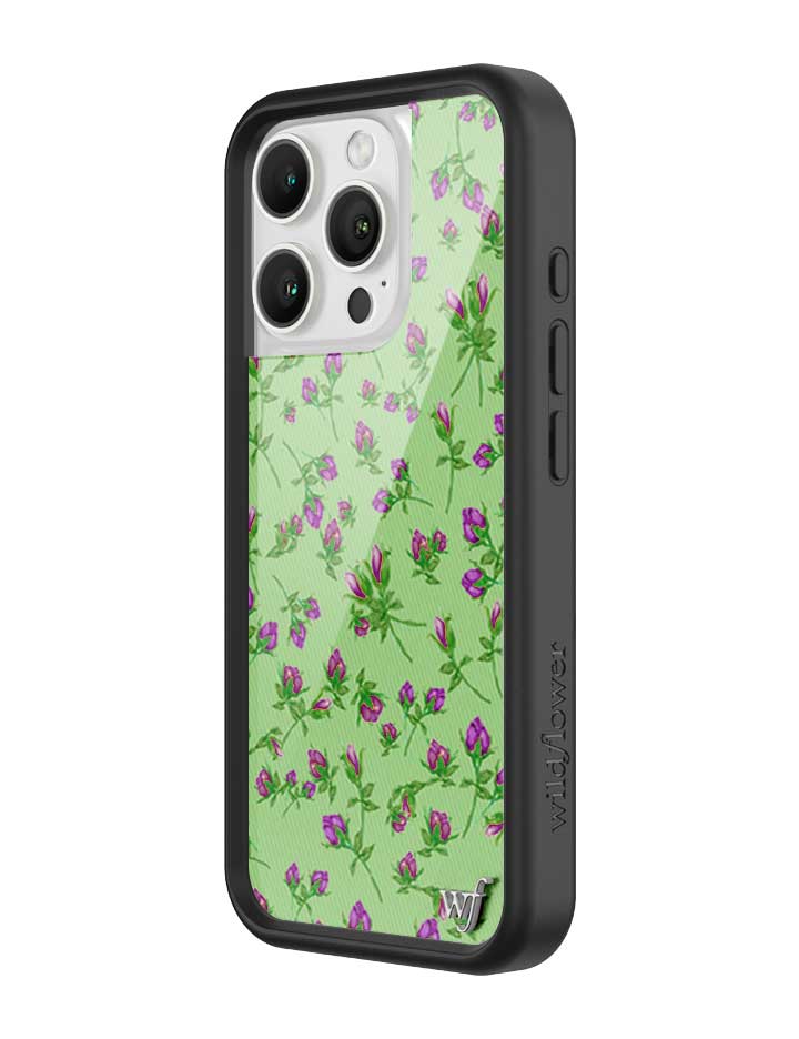 Posie Rosie Purple Floral iPhone Case with Protective Bumper - Image 6