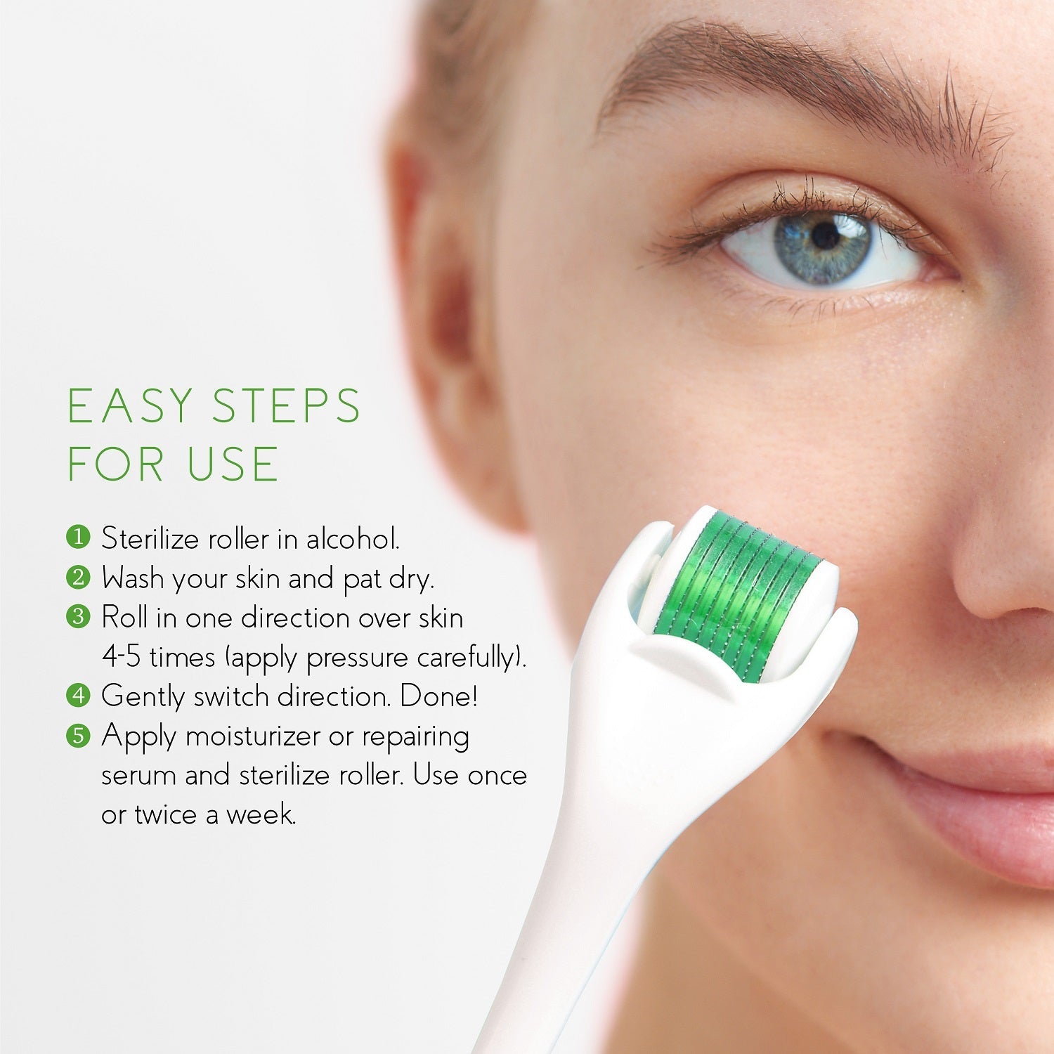 Glow & Clarity Trio: Derma Roller, Precision Dermaplaning Tool, & Pore Vacuum