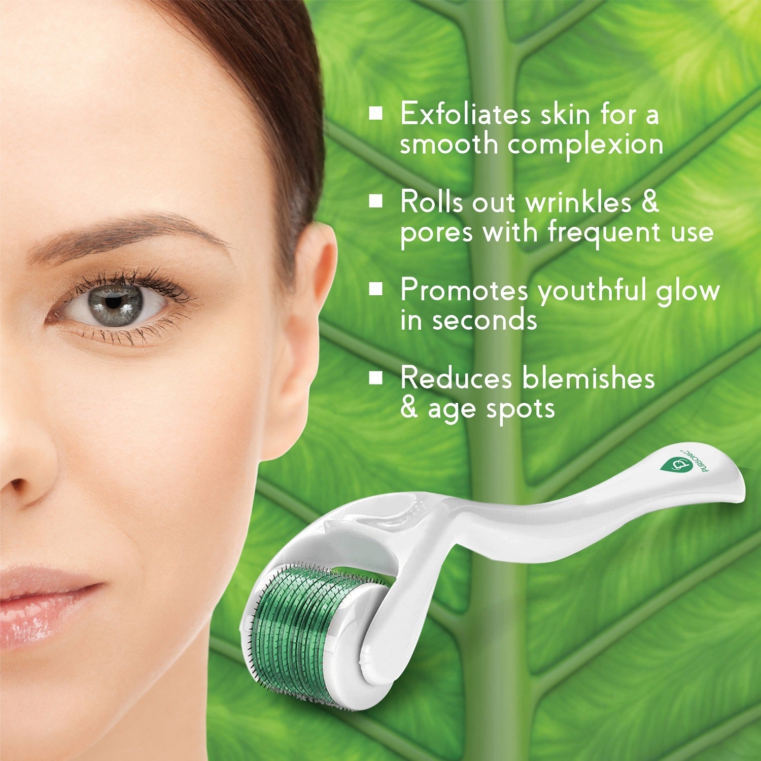 Glow & Clarity Trio: Derma Roller, Precision Dermaplaning Tool, & Pore Vacuum