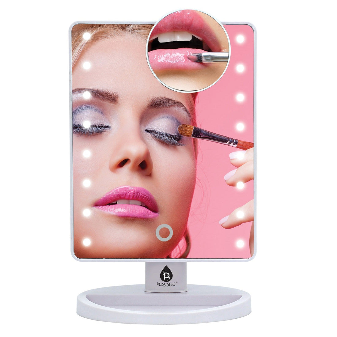 Refined Brilliance Pro 14" LED Mirror & Pursonic LED Vanity Mirror