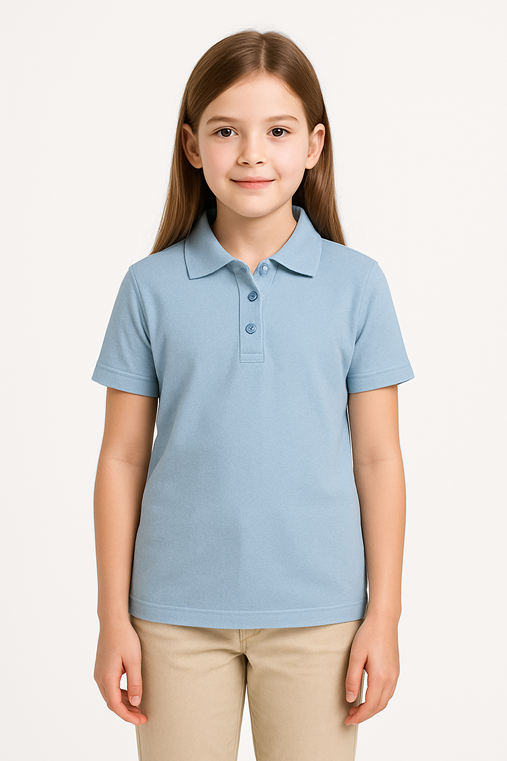 Boys Unisex Short Sleeve Pique Polo Shirt for School and Play