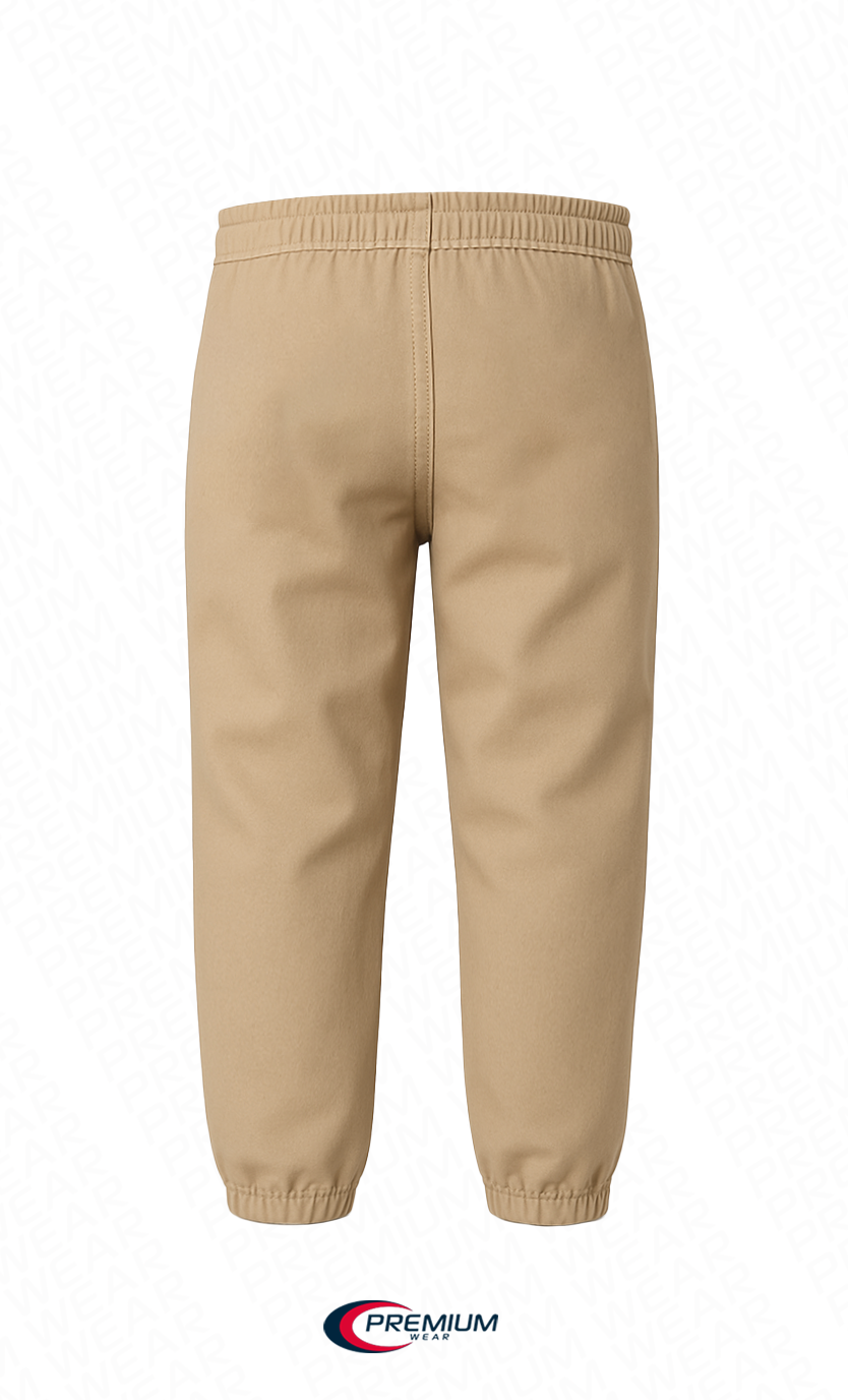 Boys Twill Jogger Pants