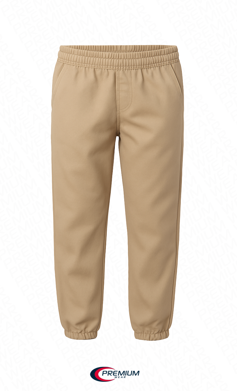 Boys Twill Jogger Pants
