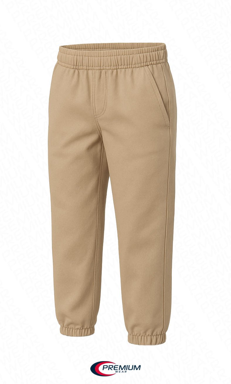 Boys Twill Jogger Pants