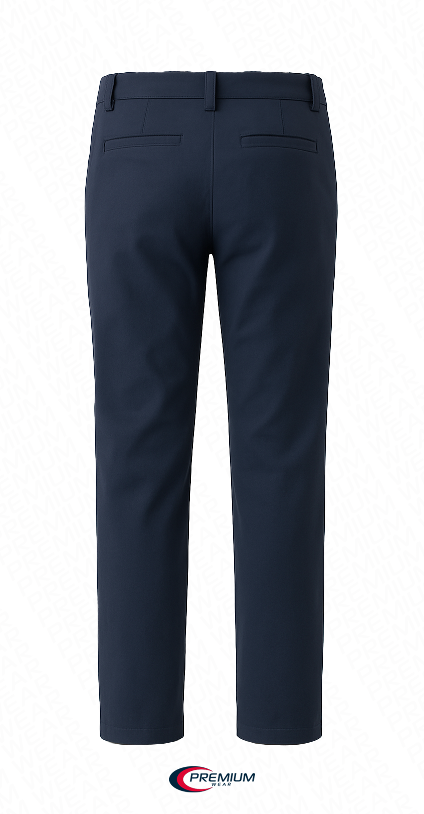 Girls Flat Front Husky Pants – Comfortable School Uniform Bottoms