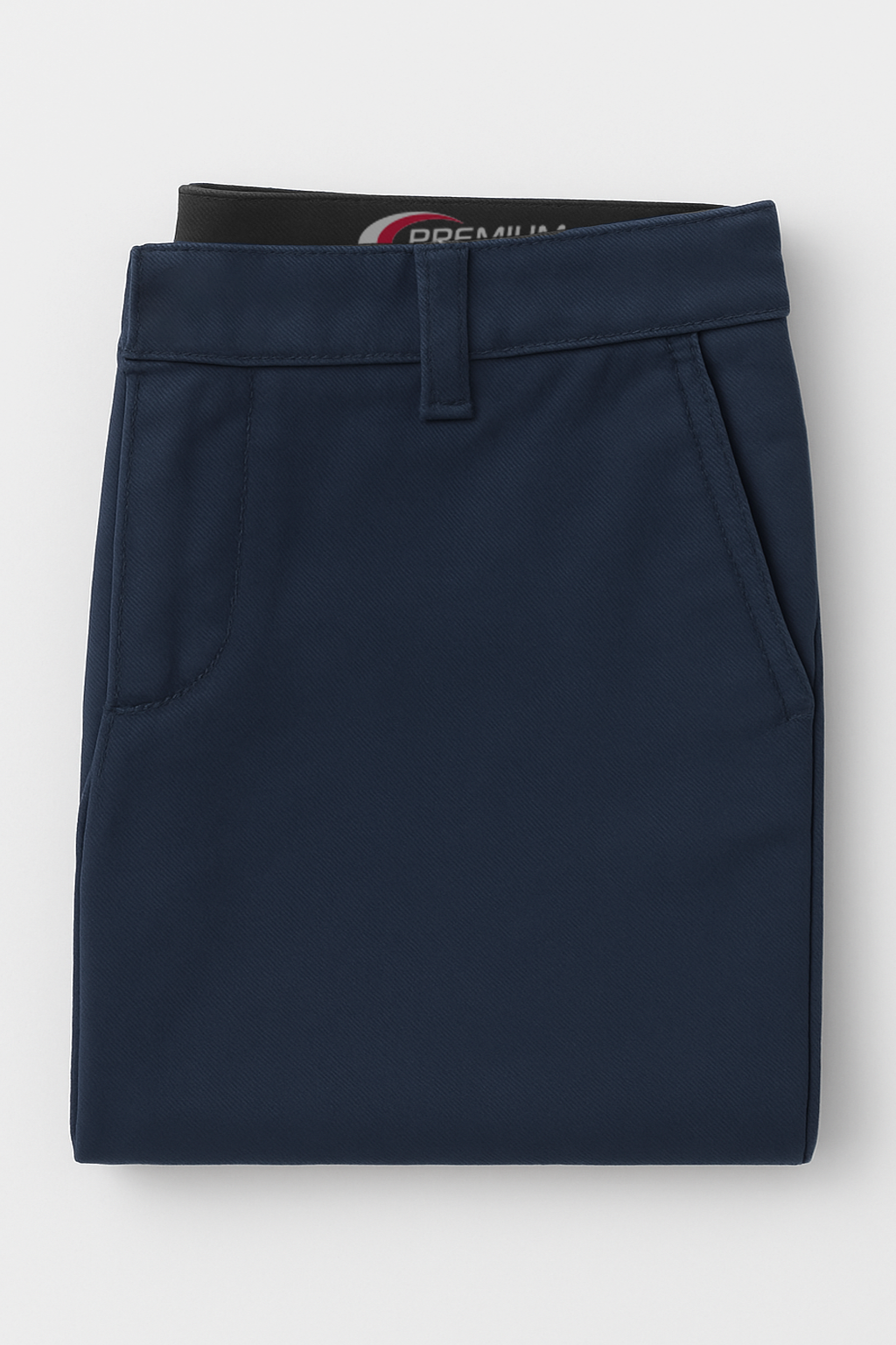 Girls Flat Front Husky Pants – Comfortable School Uniform Bottoms