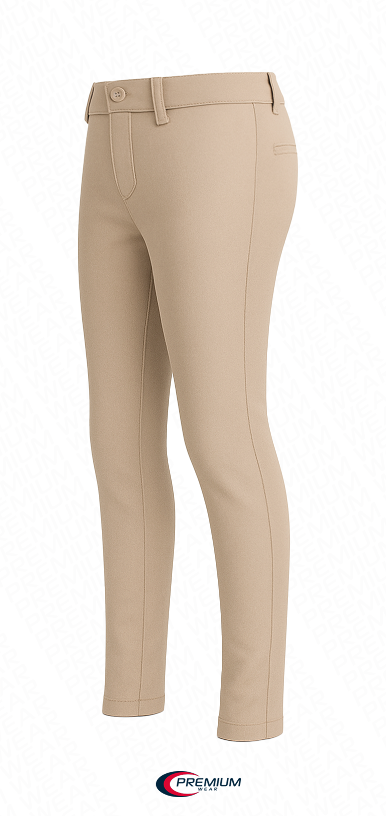 Juniors Skinny Stretch Pants - Slim Fit Comfortable Everyday Trousers