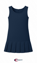 Girls School Uniform Jumper - Classic Pleated Pinafore Dress