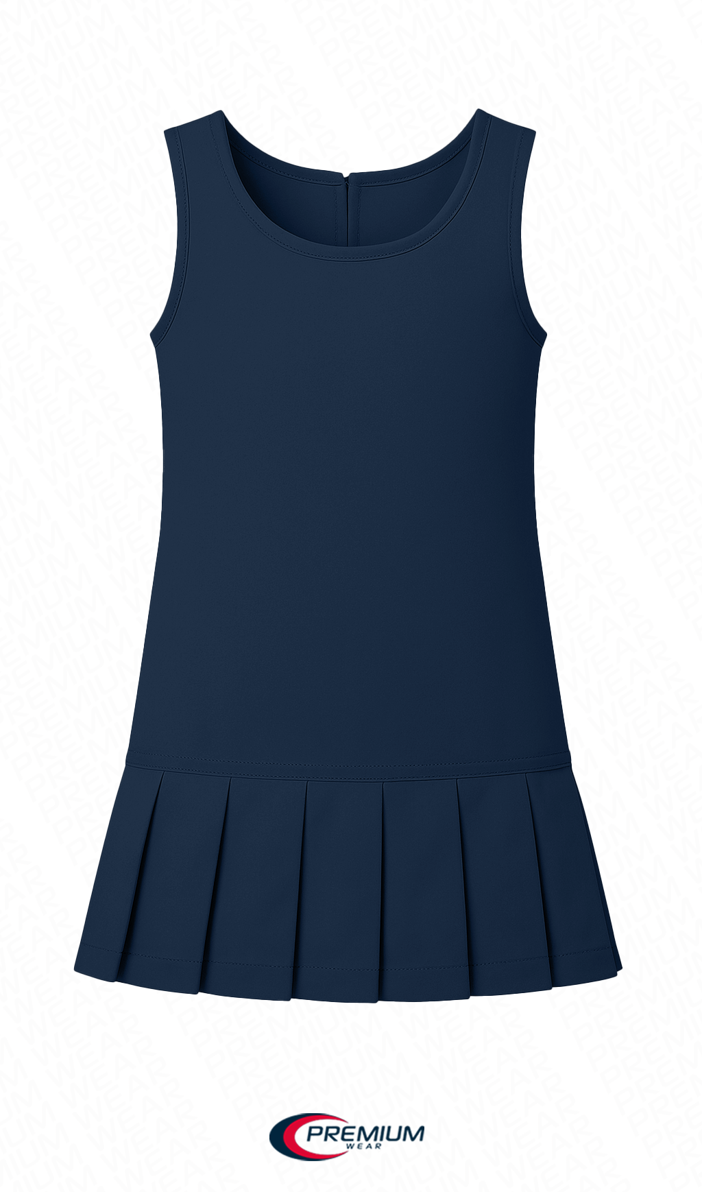 Girls School Uniform Jumper - Classic Pleated Pinafore Dress