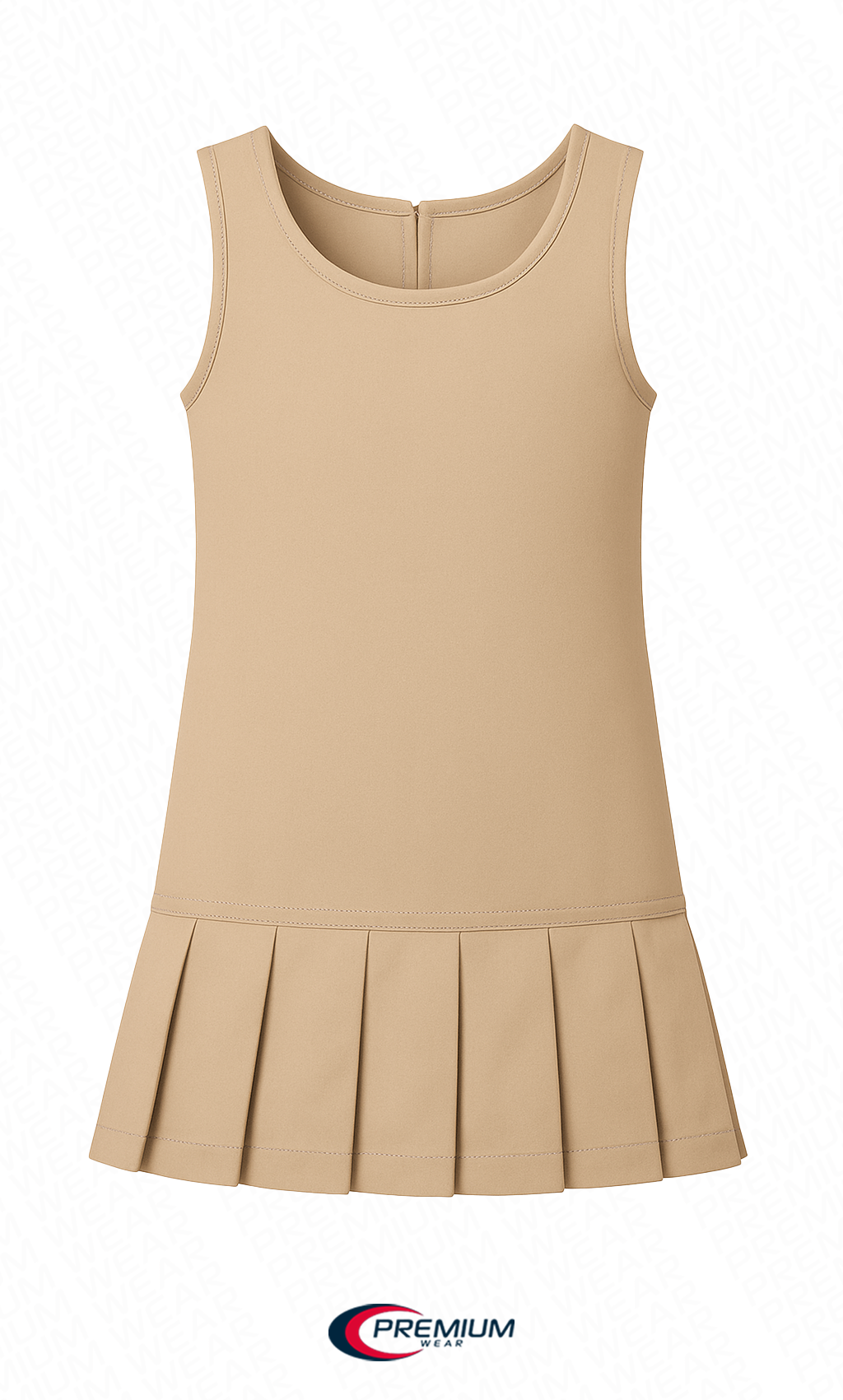 Girls School Uniform Jumper - Classic Pleated Pinafore Dress