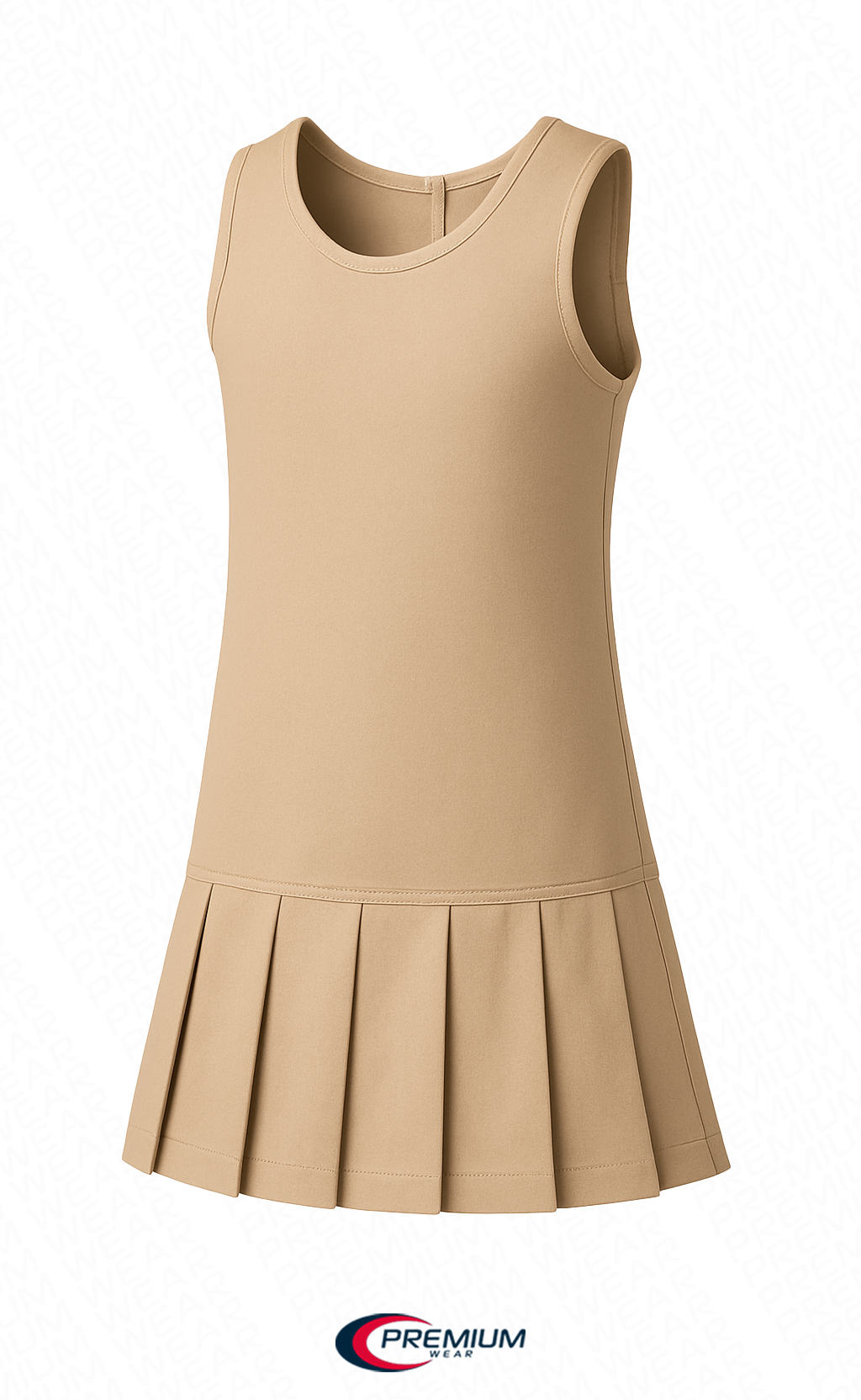 Girls School Uniform Jumper - Classic Pleated Pinafore Dress