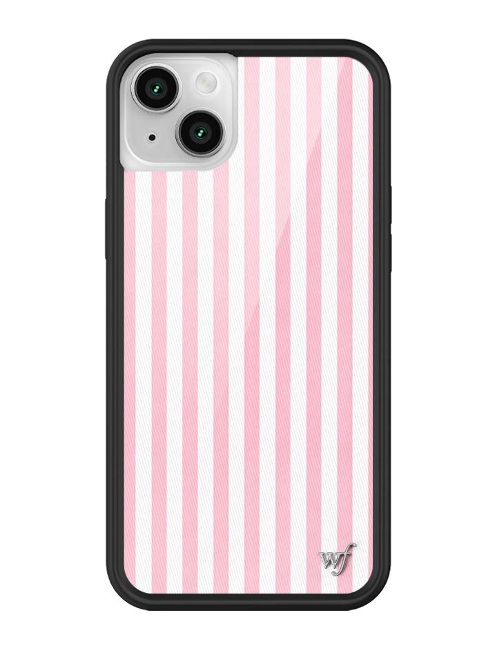 Pink Stripes iPhone Case - Protective & Trendy Pastel Aesthetic