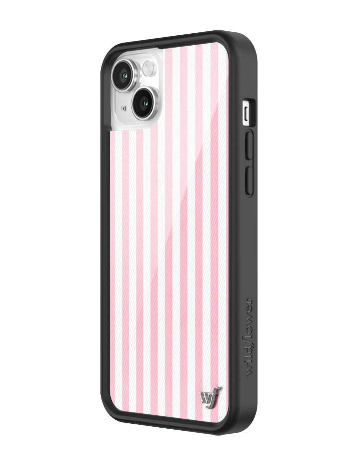 Pink Stripes iPhone Case - Protective & Trendy Pastel Aesthetic