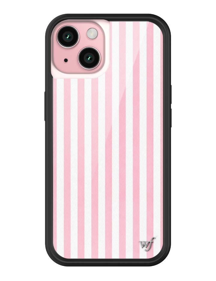 Pink Stripes iPhone Case - Protective & Trendy Pastel Aesthetic