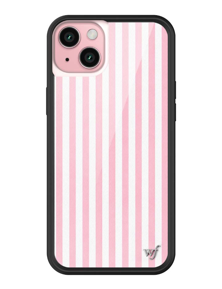 Pink Stripes iPhone Case - Protective & Trendy Pastel Aesthetic