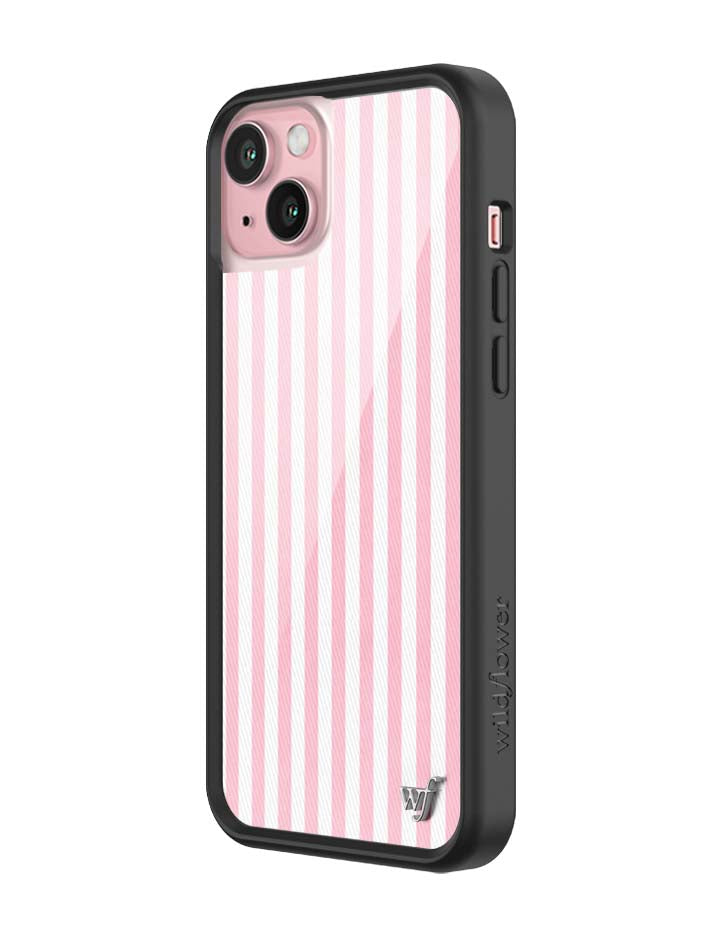 Pink Stripes iPhone Case - Protective & Trendy Pastel Aesthetic