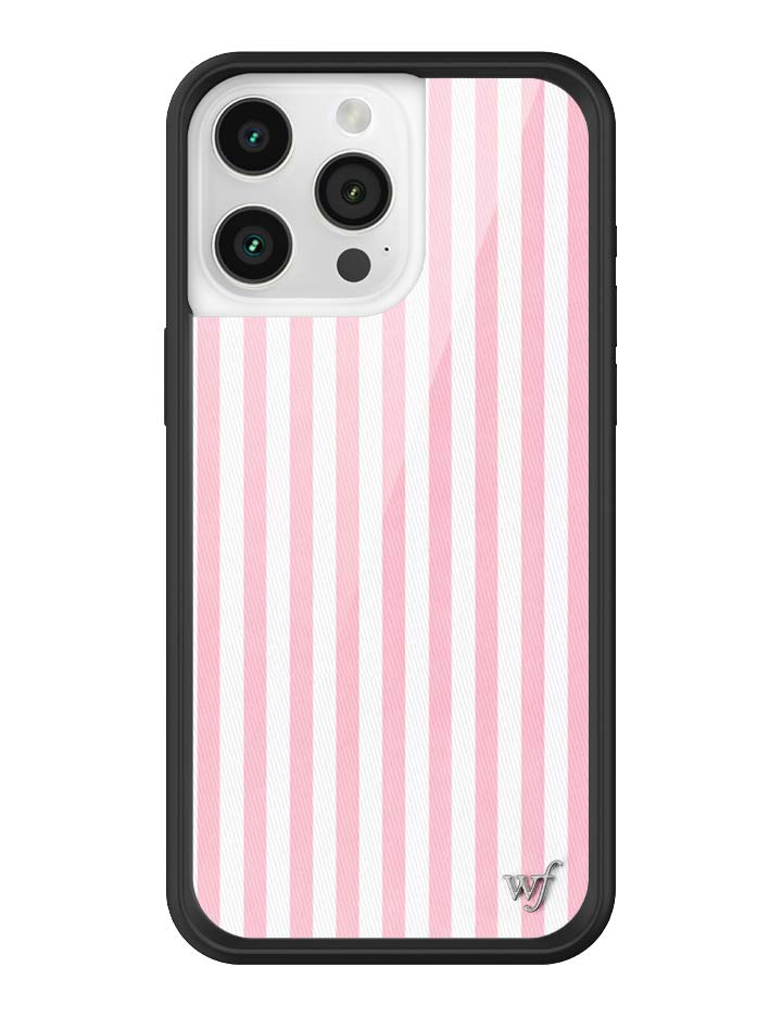 Pink Stripes iPhone Case - Protective & Trendy Pastel Aesthetic