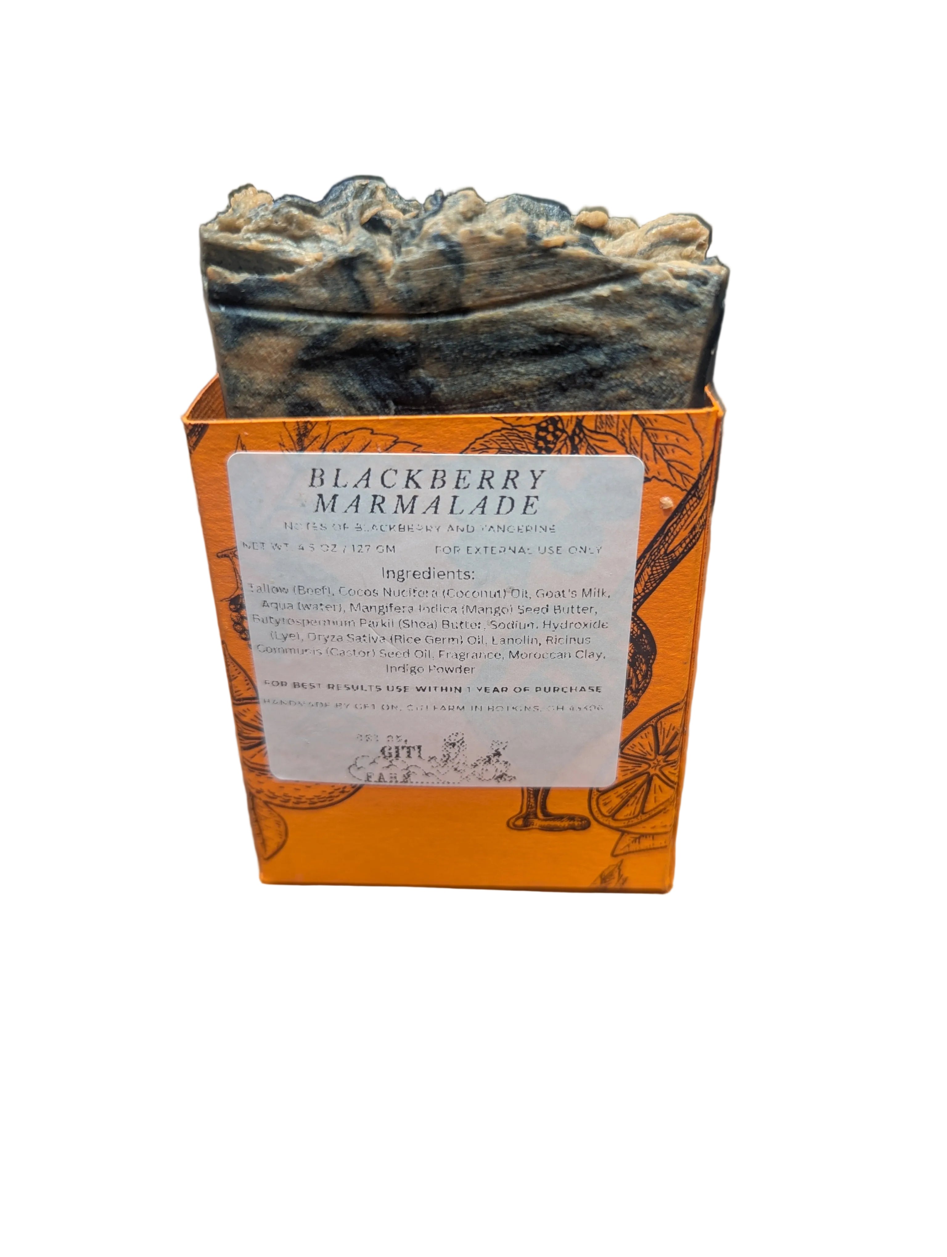 Blackberry Marmalade Tallow & Goat Milk Soap Bar