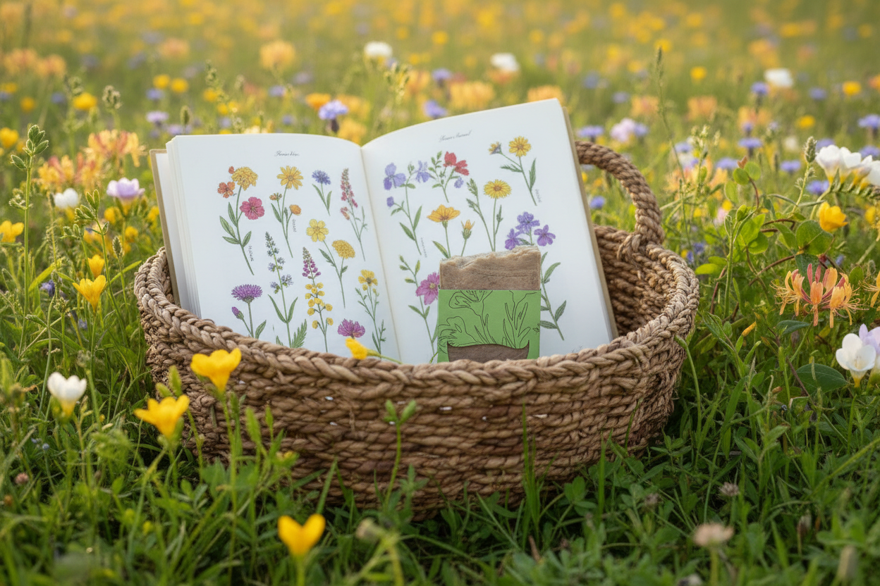 Wildflower Bouquet Tallow & Goat Milk Soap Bar - Image 2