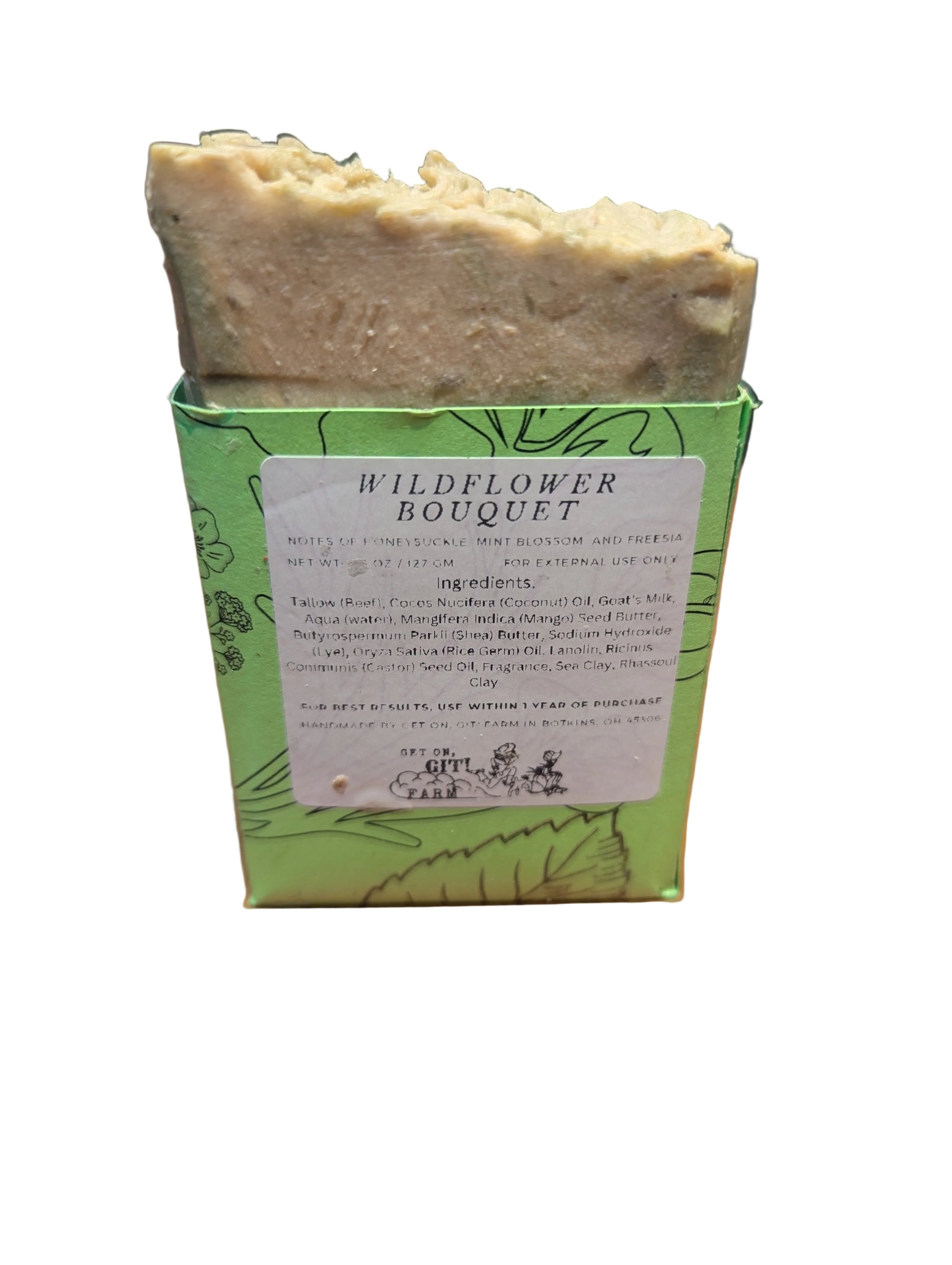 Wildflower Bouquet Tallow & Goat Milk Soap Bar - Image 7