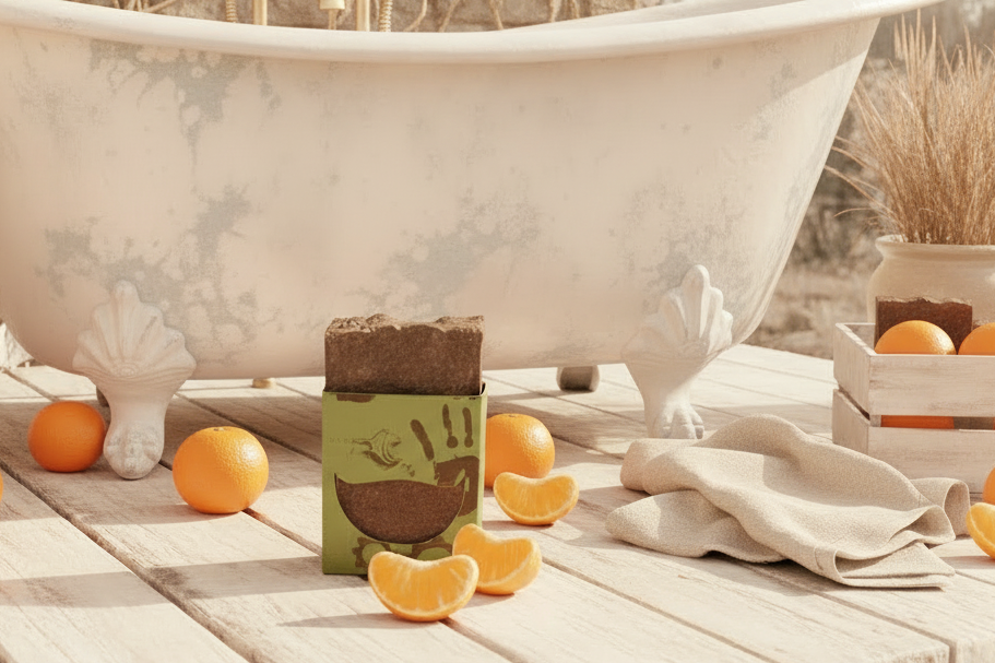 Farm Hand Tallow & Goat Milk Soap Bar - Tangerine