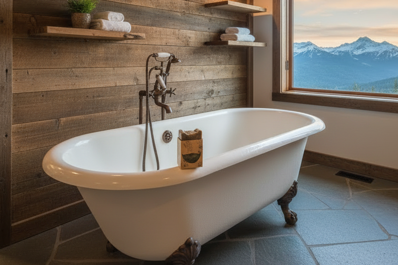 Papa Bear Tallow & Goat Milk Soap Bar