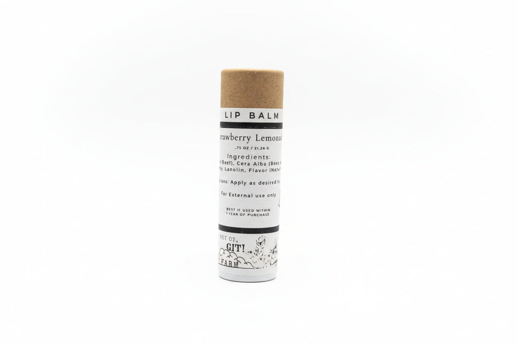 Strawberry Lemonade Tallow & Honey Lip Balm