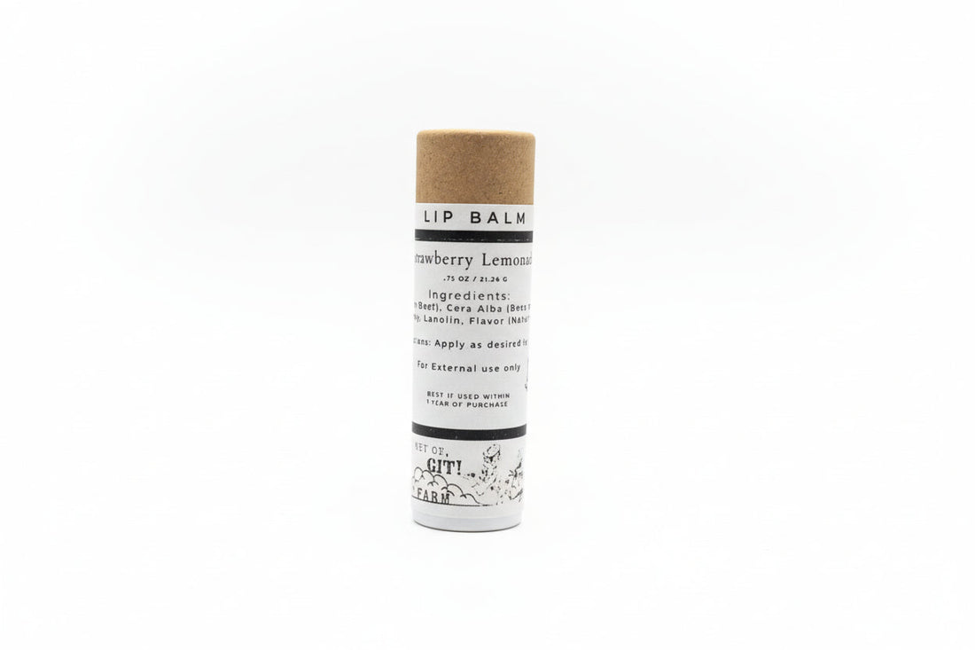 Strawberry Lemonade Tallow & Honey Lip Balm