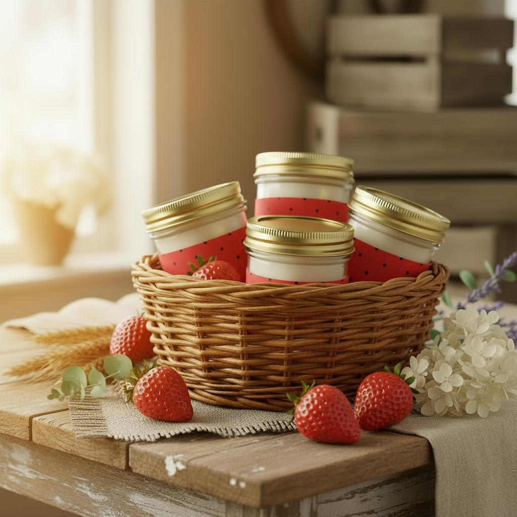 Summer Strawberry Whipped Tallow Body Butter