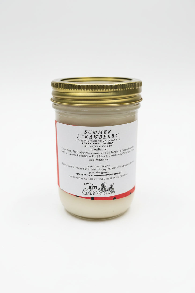 Summer Strawberry Whipped Tallow Body Butter