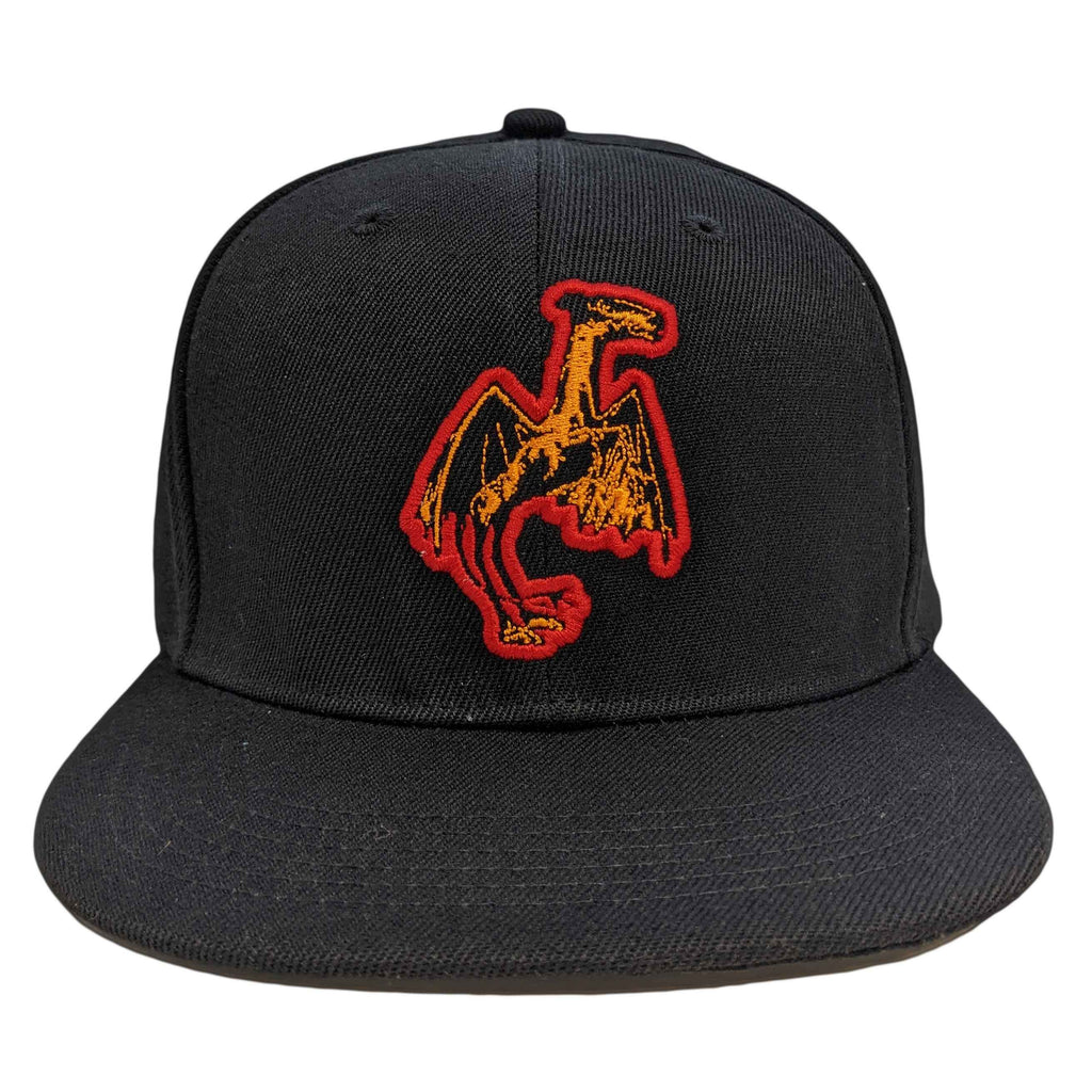 Jersey Devil Patch Trucker Hat - Black Edgy Streetwear Cap