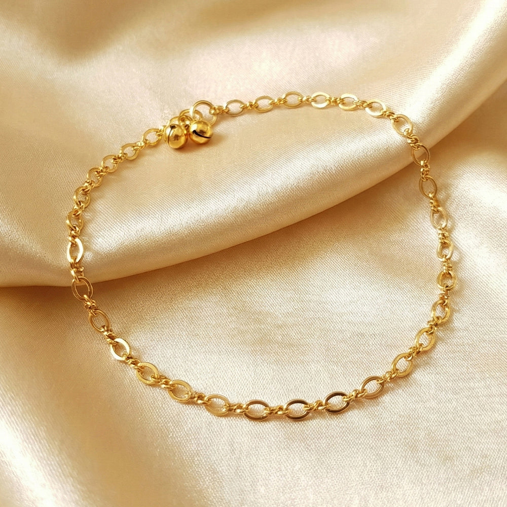 Antique High Gold Polish Fancy Payal for Women and Girls