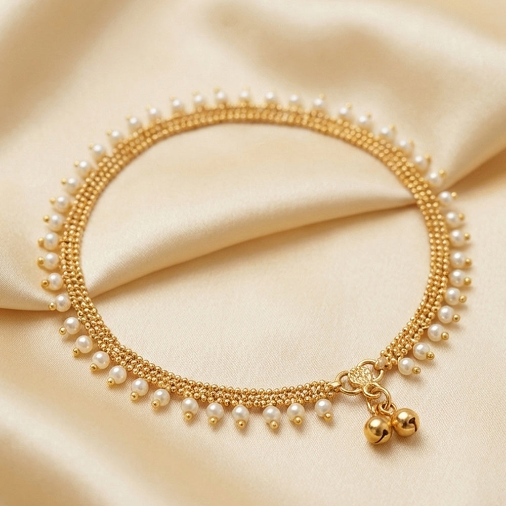 Premium High Gold Bridal Anklet Payal for Women and Girls