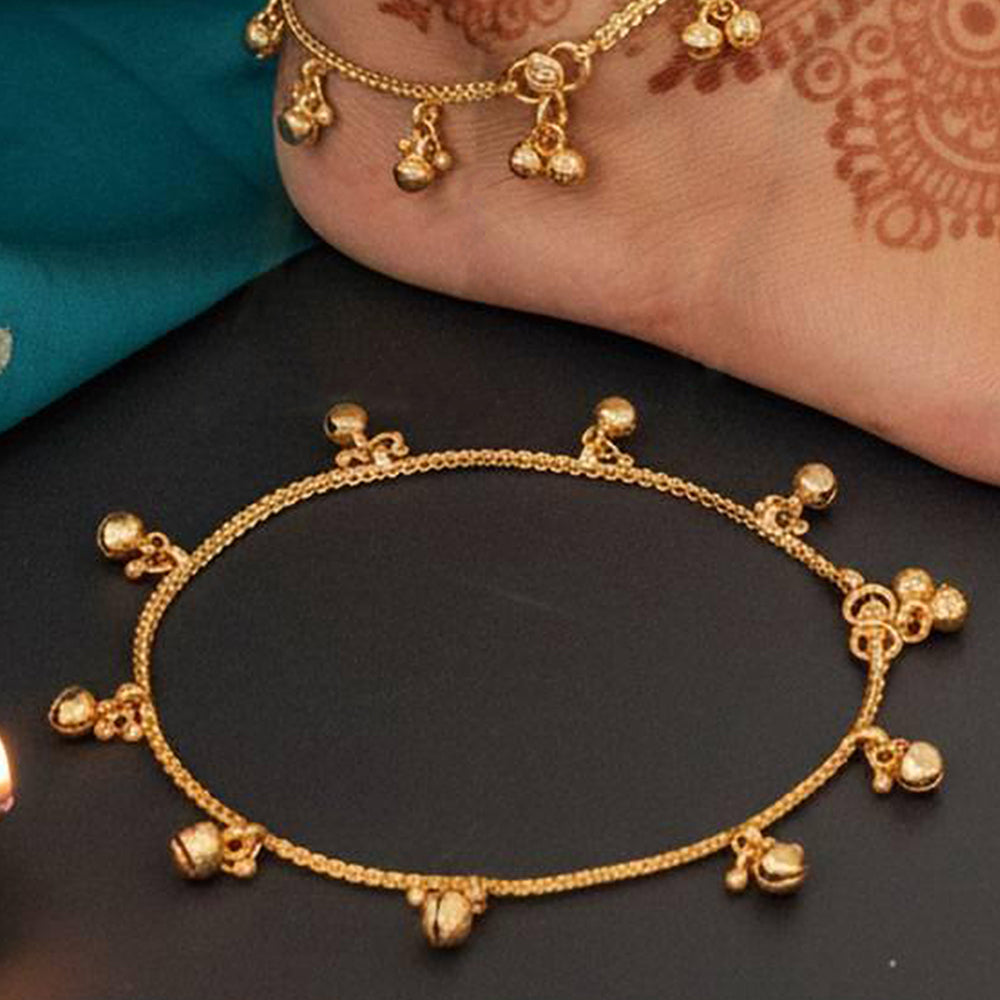 Traditional Ghungroo Dangle Anklet Set for Babies and Girls