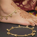 Decorative designer mehendi polish anklet for girls party wear
