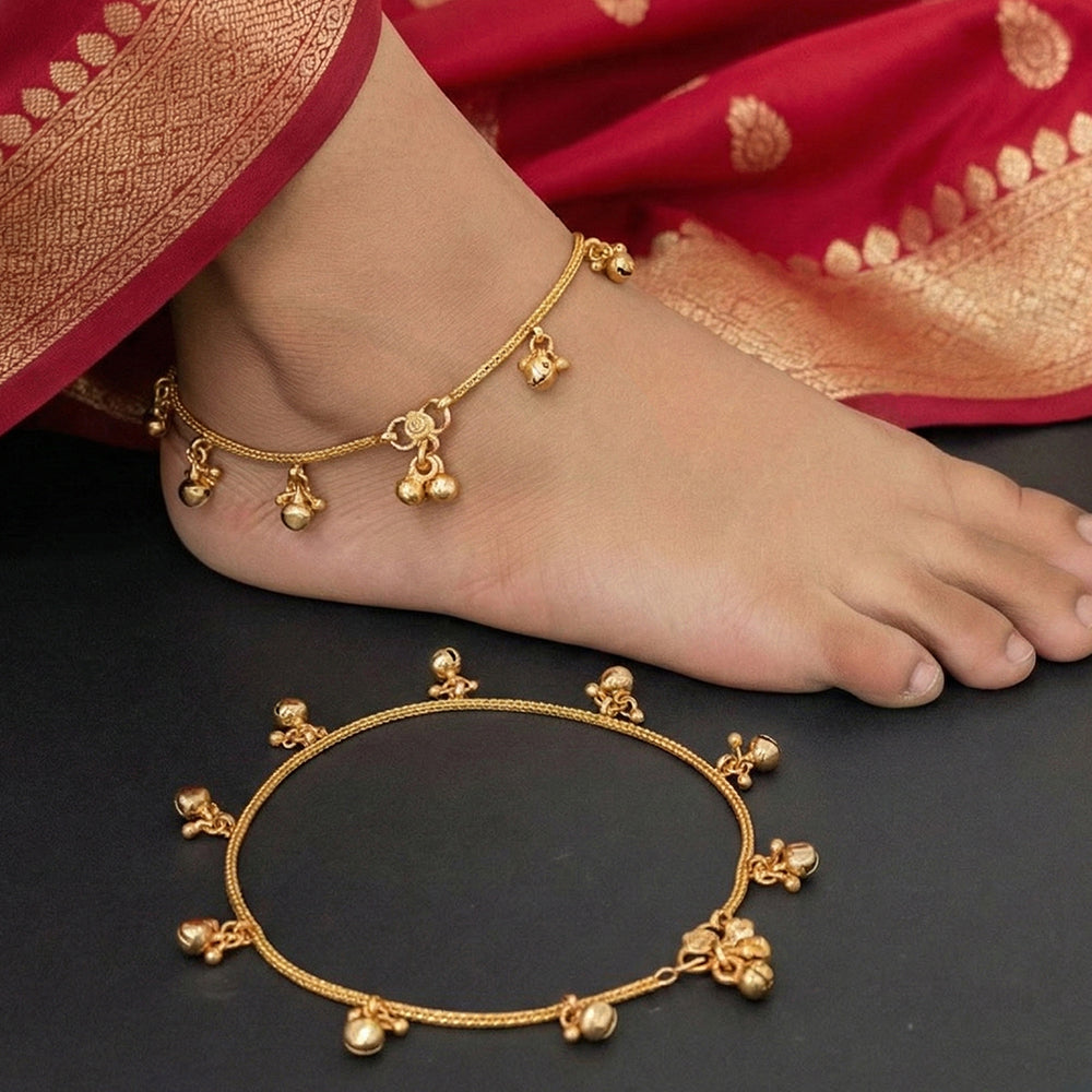 Traditional Ghungroo Dangler Payal Set for Baby Girls