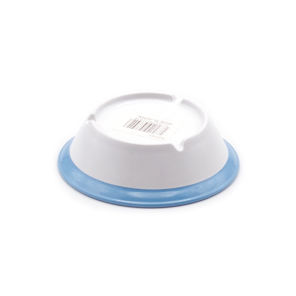 White Melamine Bowl with Sky Blue Edge - Set of 30