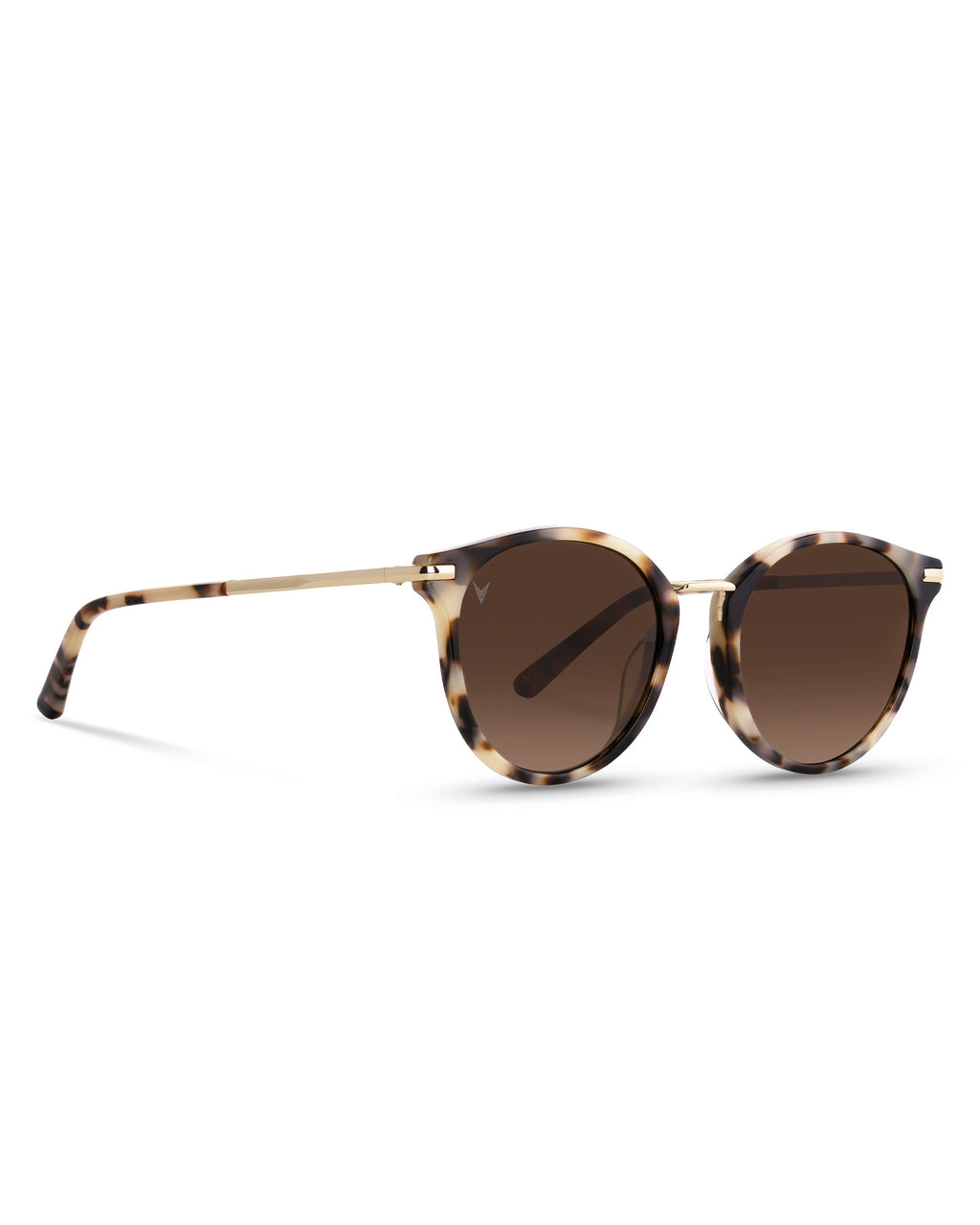 The Pali Polarized Sunglasses in Ivory Tort Italian Acetate