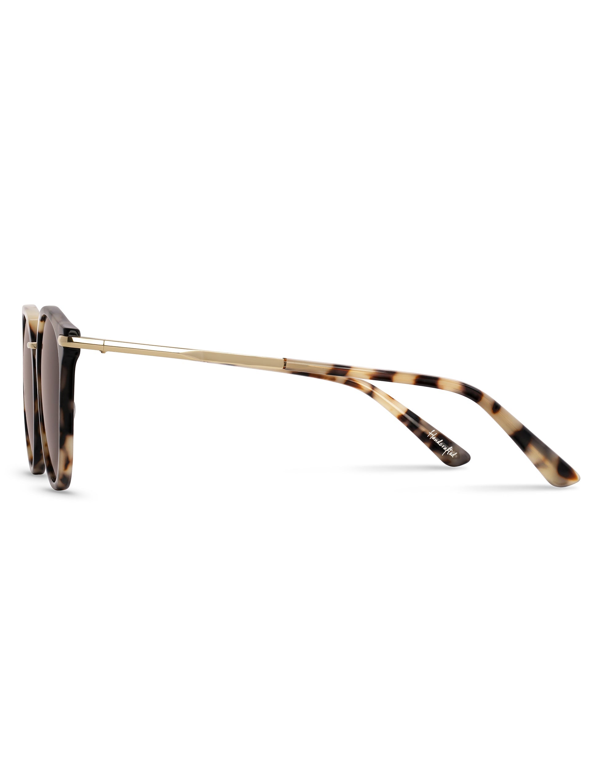 The Pali Polarized Sunglasses in Ivory Tort Italian Acetate