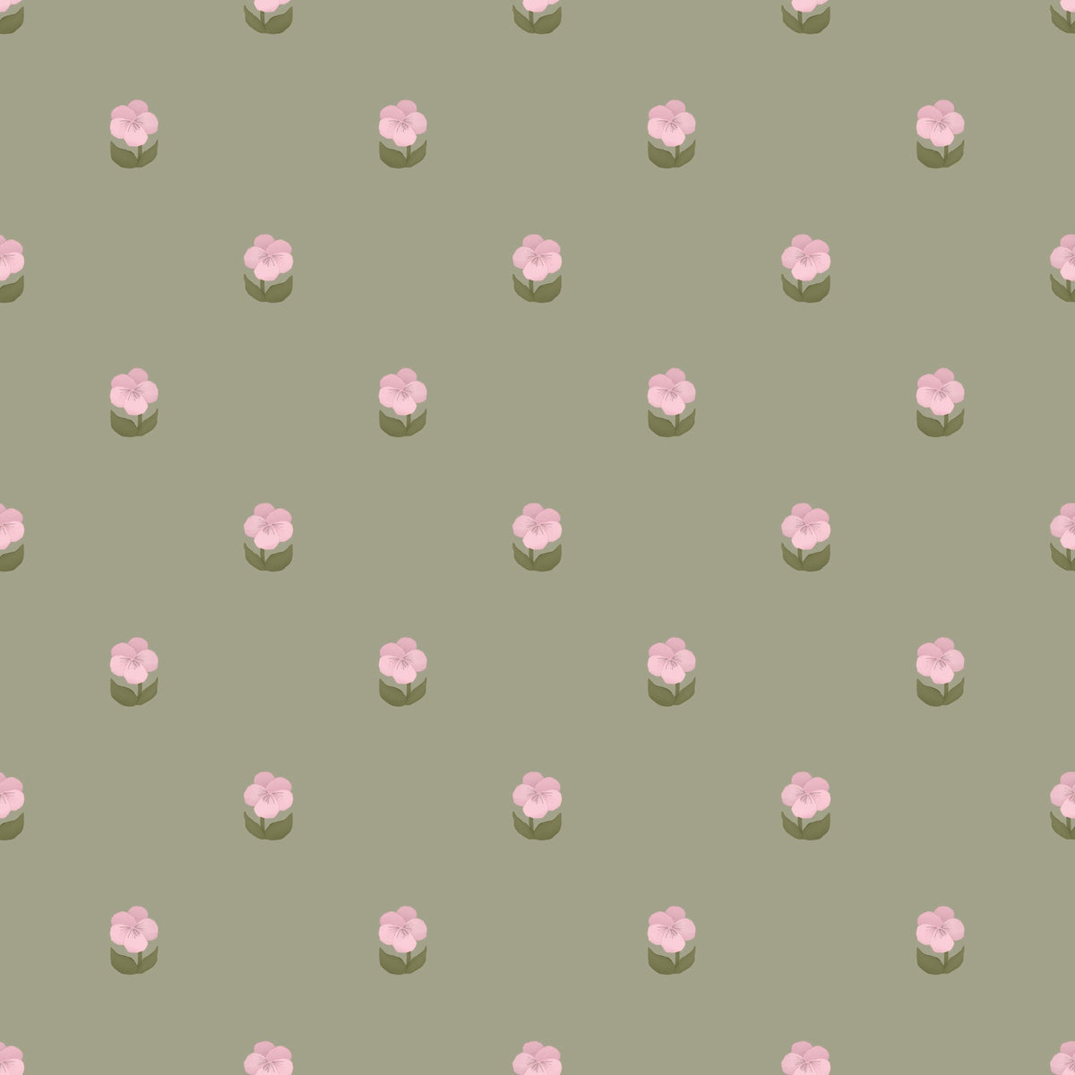 Pansie Wallpaper by The Lil Dills Shop