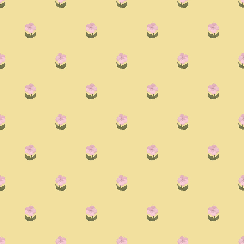 Pansie Wallpaper by The Lil Dills Shop