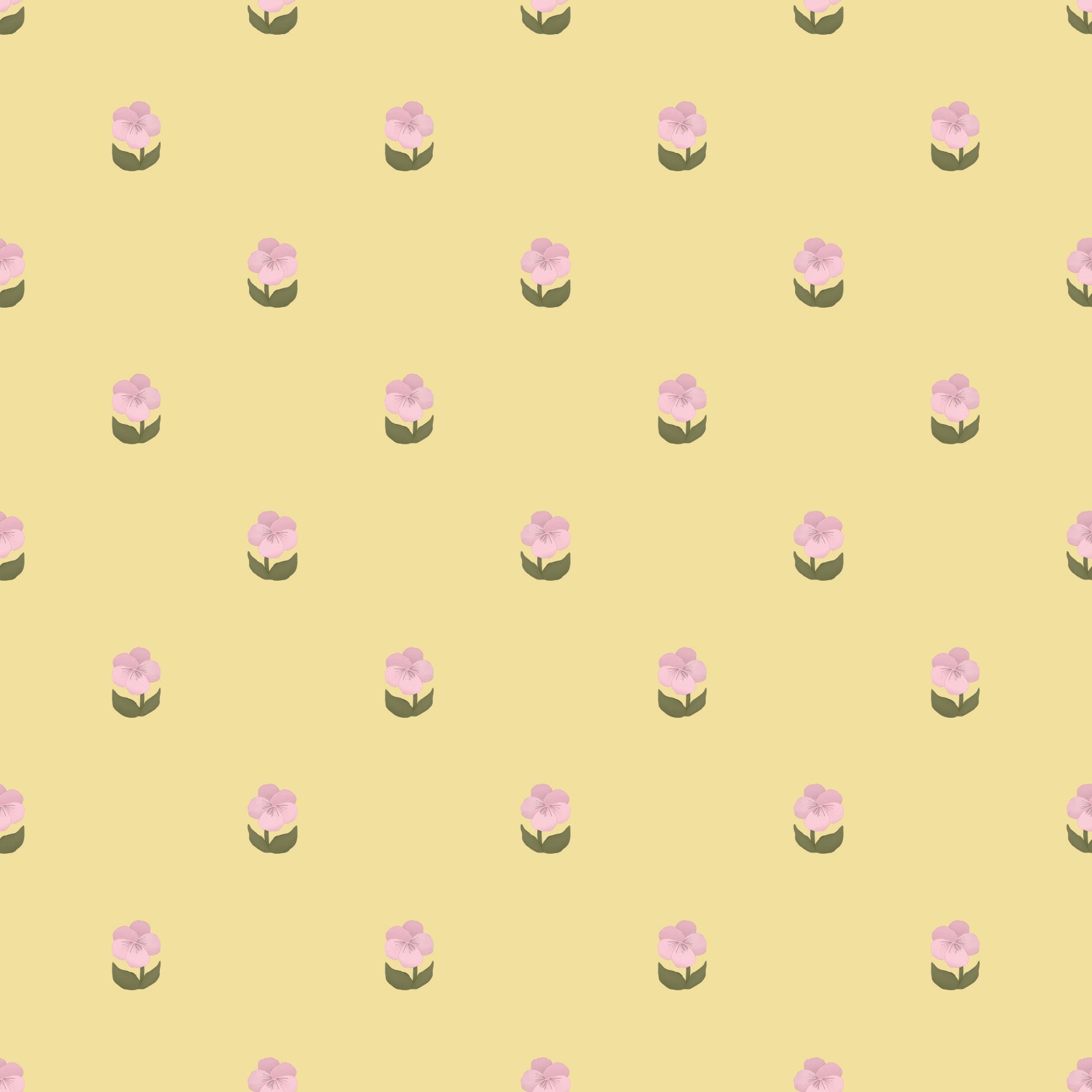 Pansie Wallpaper by The Lil Dills Shop